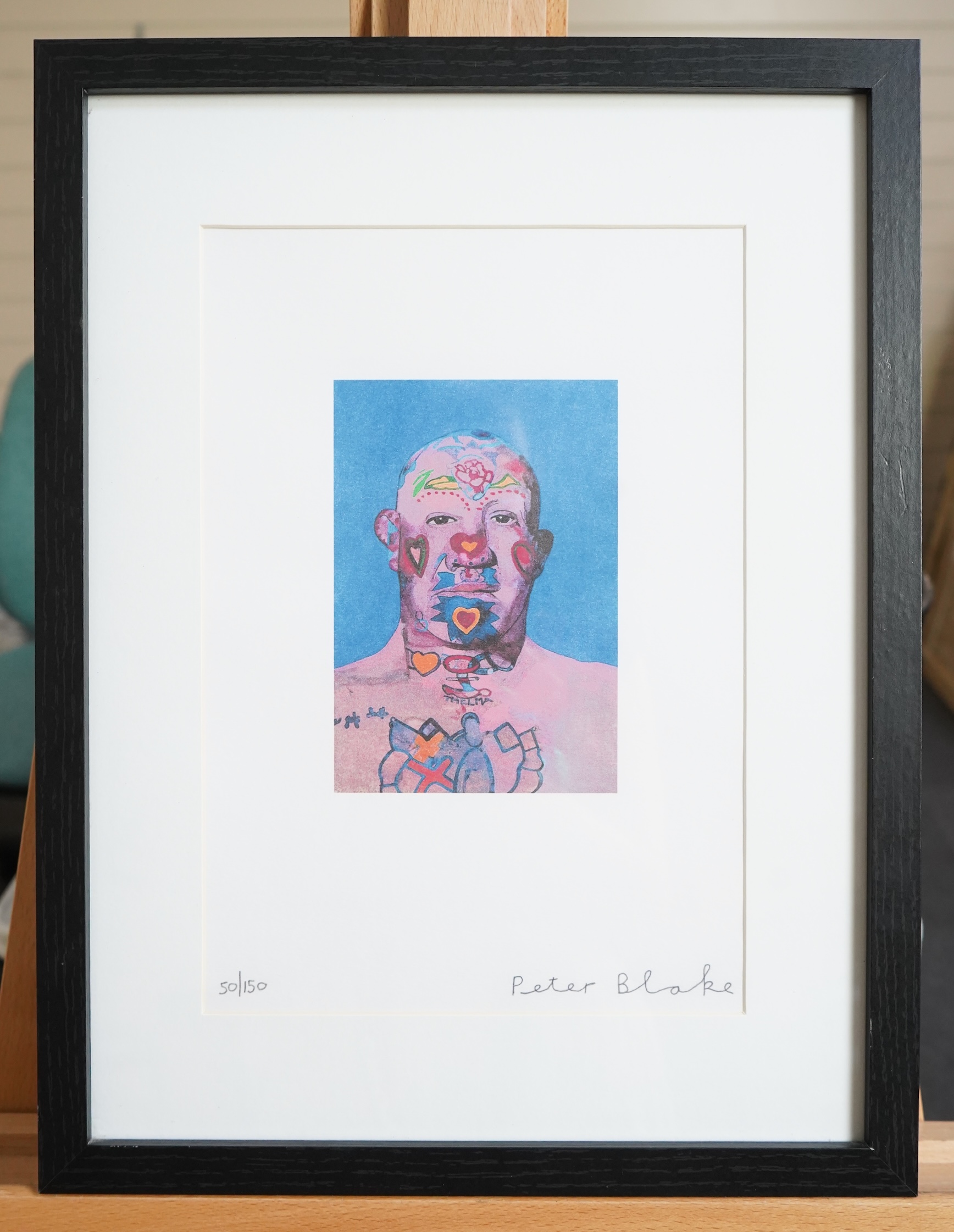Sir Peter Blake CBE, RDI, RA, b. 1932, 'Tattooed Man'